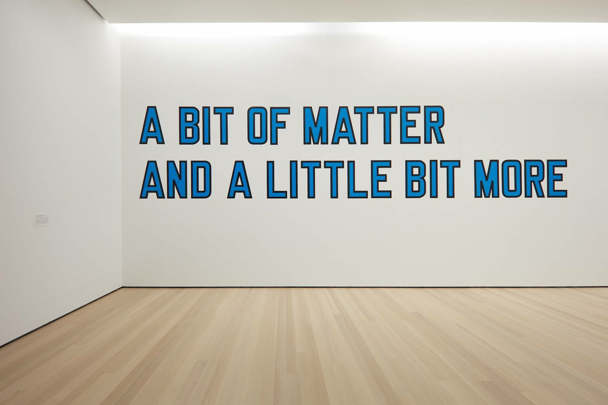 Remembering Lawrence Weiner, 1942–2021 | Magazine | MoMA